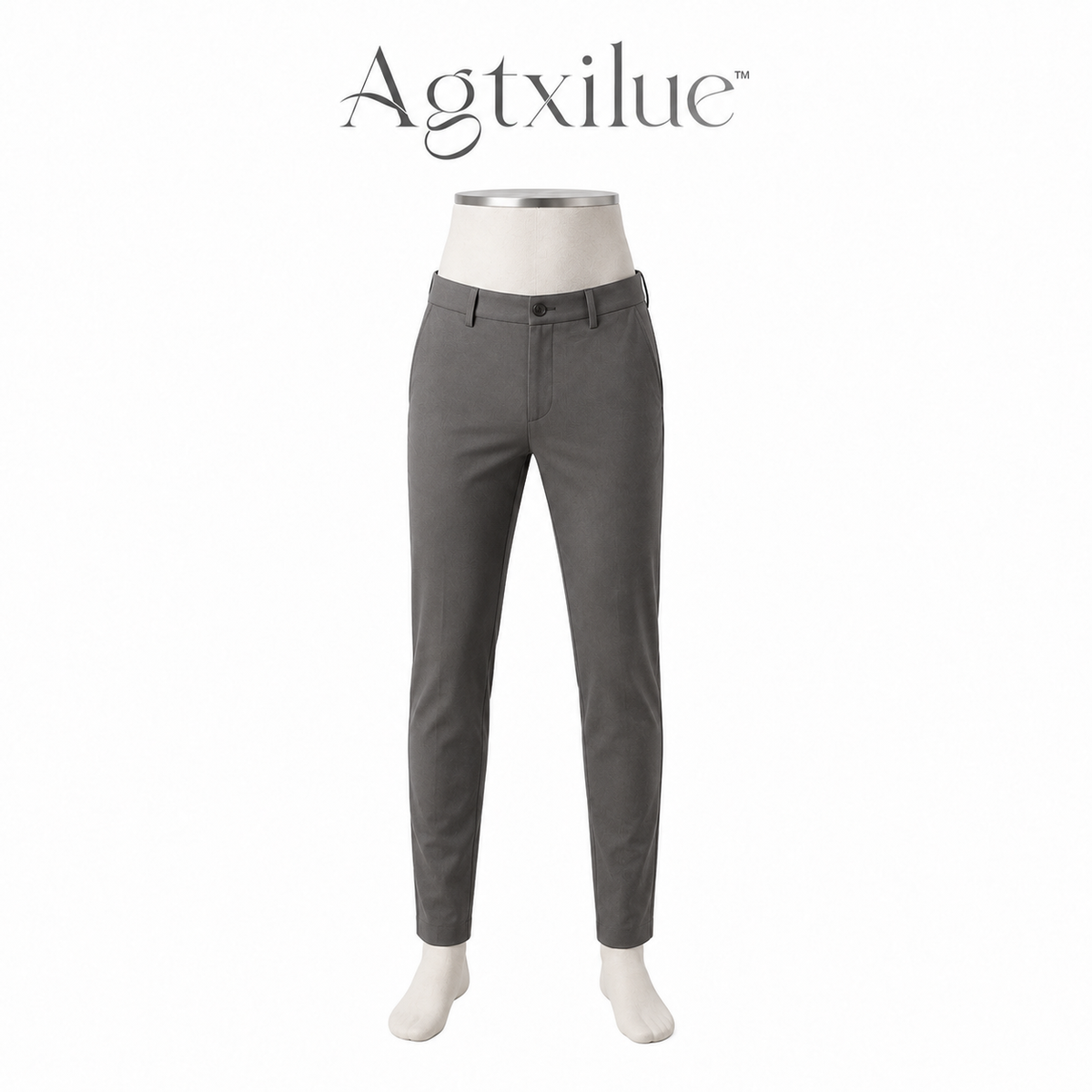Agtxilue™ Harrison Performance Chinos – Men's Slim Stretch Business Casual Office Pants