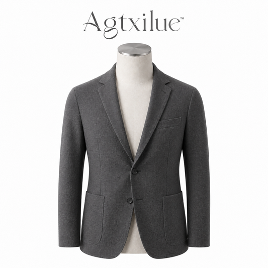 Agtxilue™ Hartwell Unstructured Blazer – Men's Lightweight Stretch Business Casual Jacket