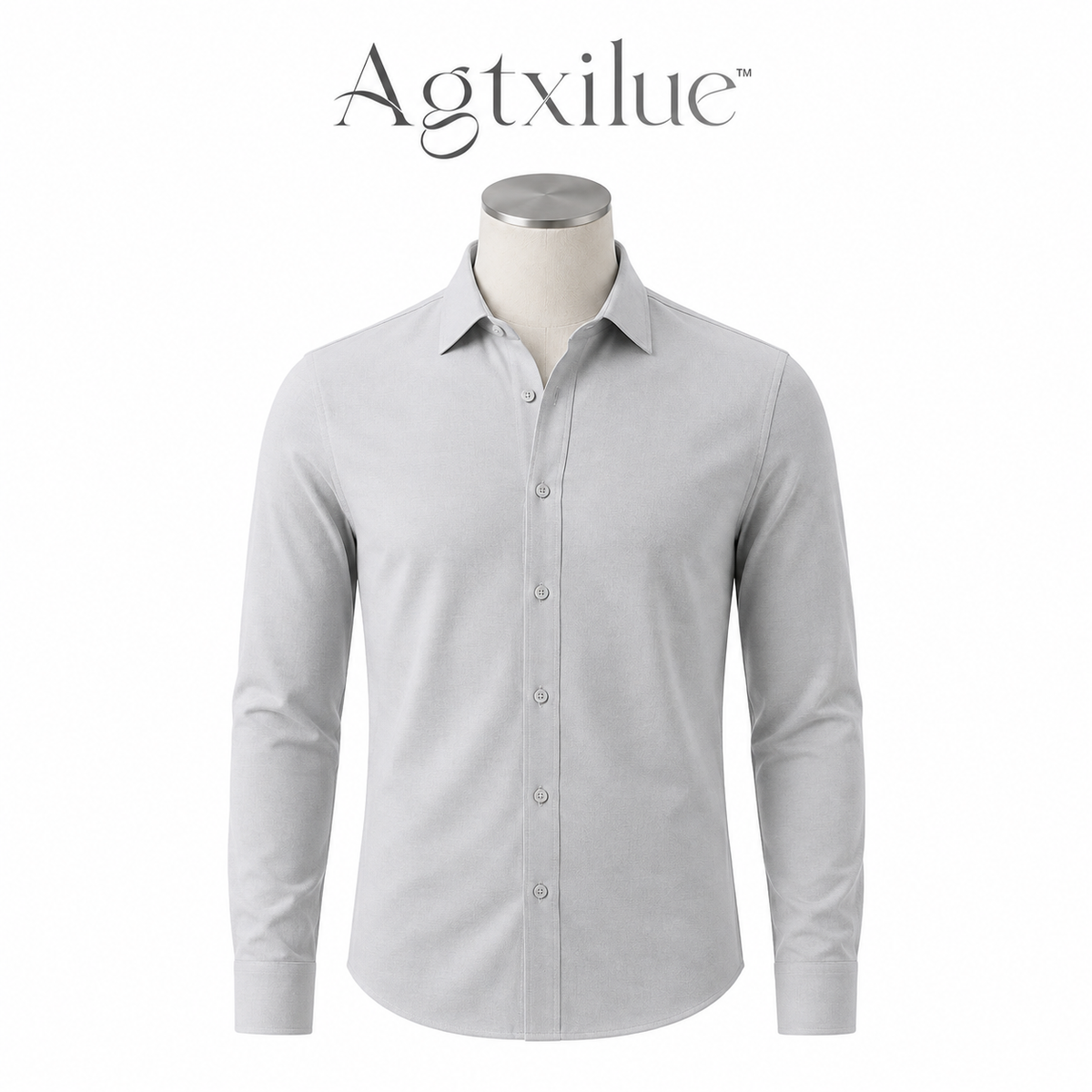 Agtxilue™ Sterling City Trench Jacket – Men's Lightweight Water-Resistant Commuter Coat