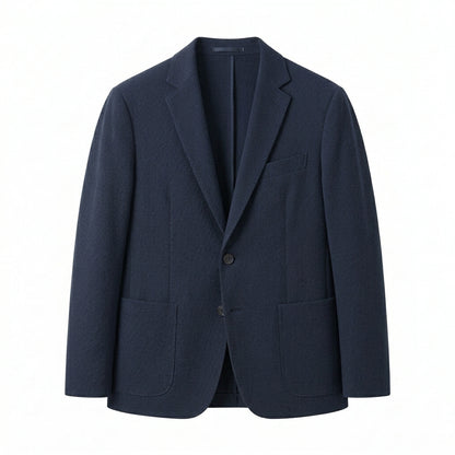 Agtxilue™ Hartwell Unstructured Blazer – Men's Lightweight Stretch Business Casual Jacket