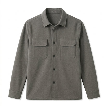 Agtxilue™ Rowan Structured Overshirt – Men's Lightweight Business Casual Shacket Jacket