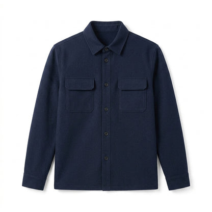 Agtxilue™ Rowan Structured Overshirt – Men's Lightweight Business Casual Shacket Jacket