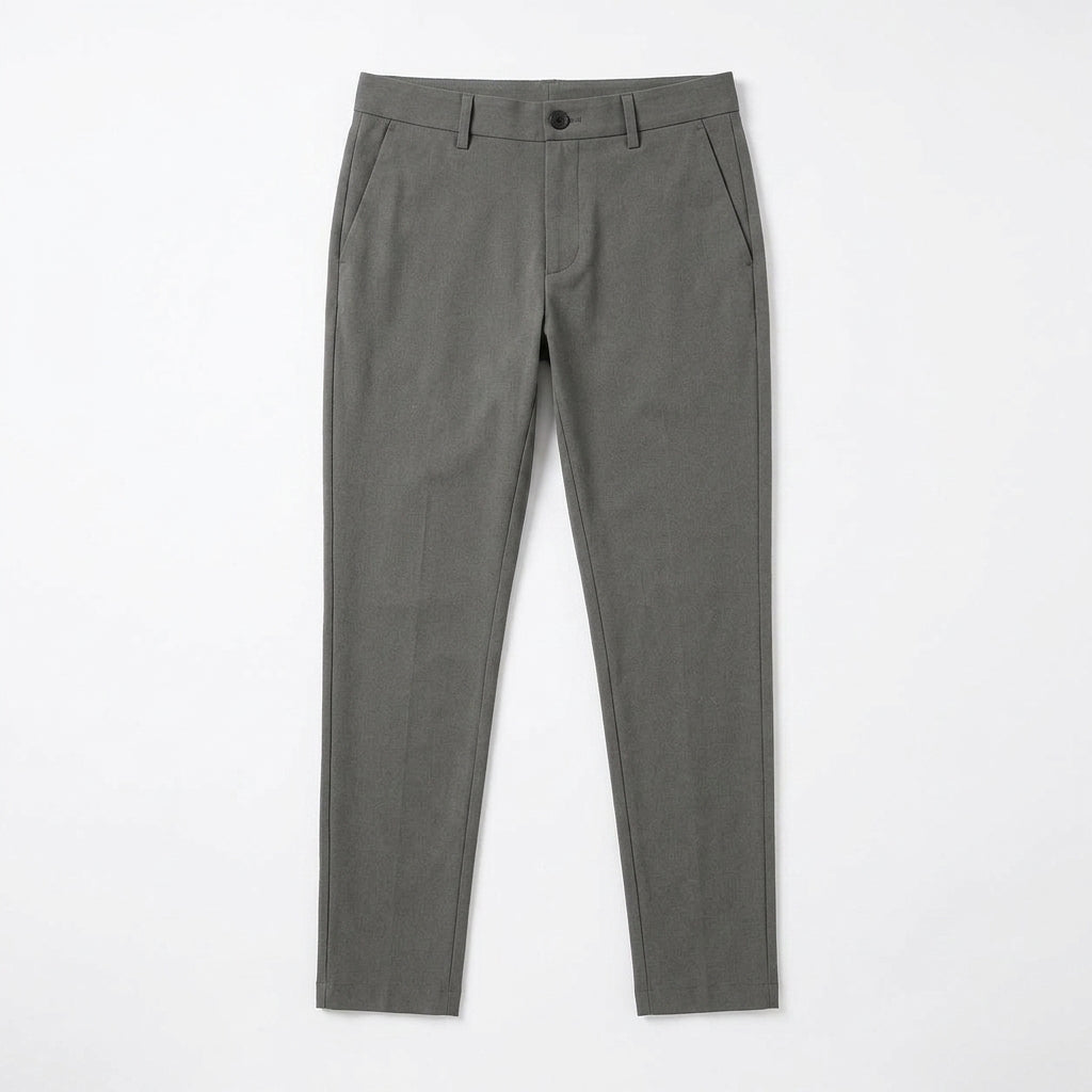 Agtxilue™ Wren Tailored Commuter Trousers – Men's Slim Stretch Business Casual Dress Pants