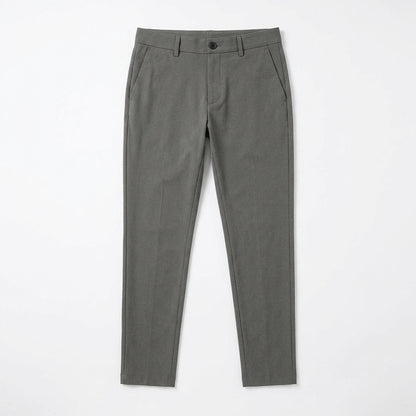 Agtxilue™ Wren Tailored Commuter Trousers – Men's Slim Stretch Business Casual Dress Pants