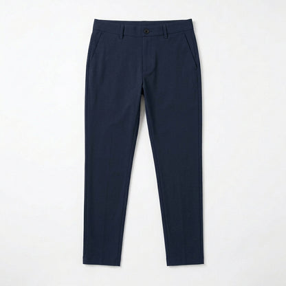 Agtxilue™ Wren Tailored Commuter Trousers – Men's Slim Stretch Business Casual Dress Pants