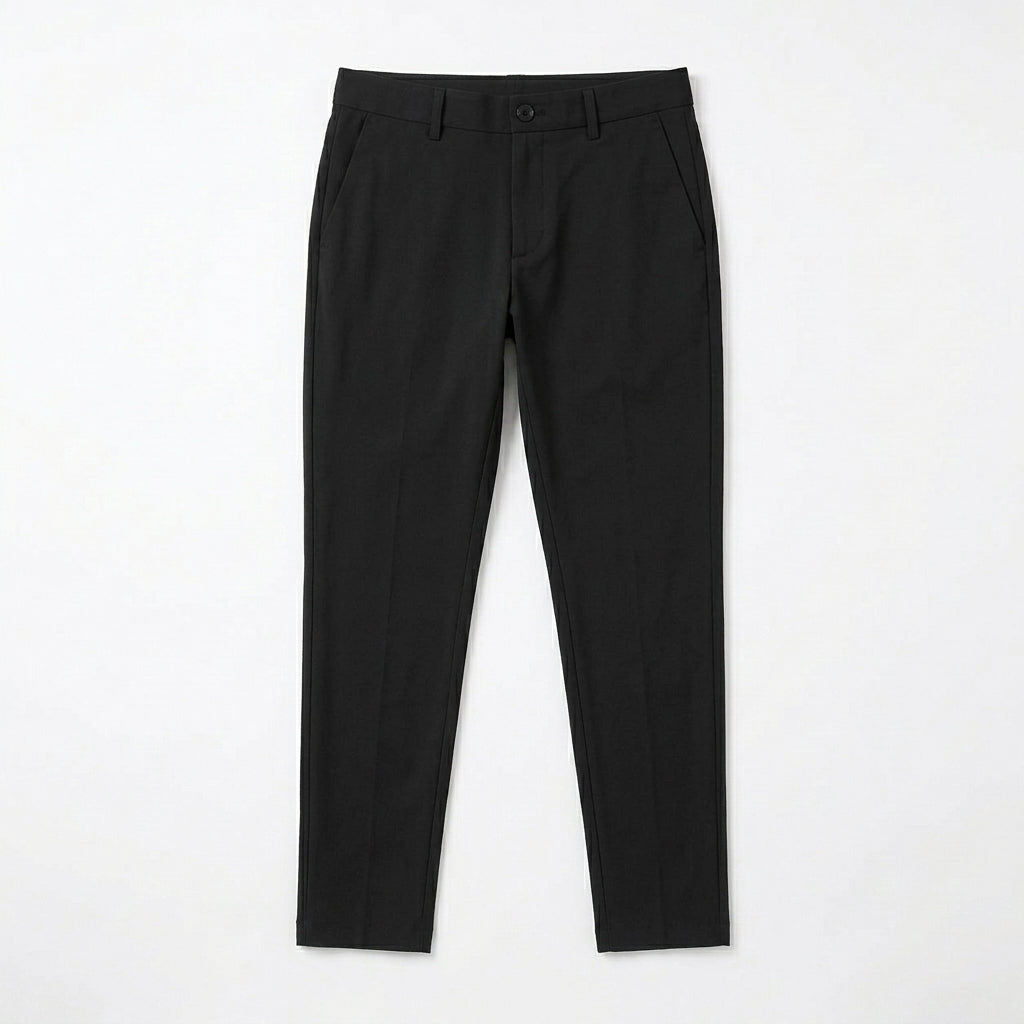 Agtxilue™ Wren Tailored Commuter Trousers – Men's Slim Stretch Business Casual Dress Pants