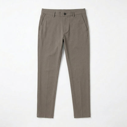 Agtxilue™ Wren Tailored Commuter Trousers – Men's Slim Stretch Business Casual Dress Pants