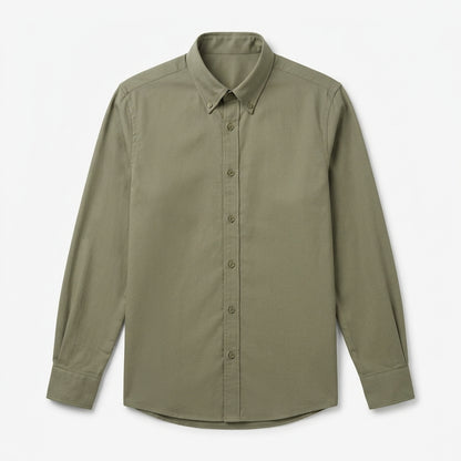 Agtxilue™ Alder Stretch Oxford Shirt – Men's Wrinkle-Resistant Business Casual Button-Down