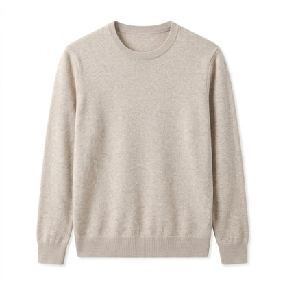 Agtxilue™ Ellison Fine-Gauge Crewneck Sweater – Men's Lightweight Business Casual Knit Pullover
